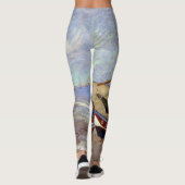 Van Gogh Fishing Boote Leggings (Rückseite)