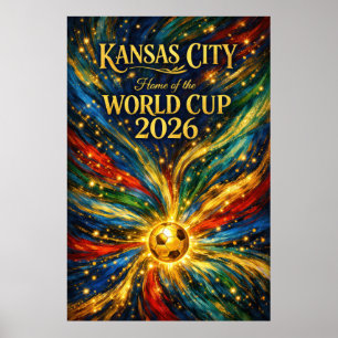 Van Gogh Fluid Art Druck Kansas City Weltmeistersc Poster