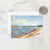 Van Gogh - Flusslandschaft Mitteilungskarte (Vorderseite/Rückseite Beispiel)