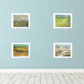Van Gogh Four Seasons Fine Art Landscapes Bilderwand Sets (Holzboden)