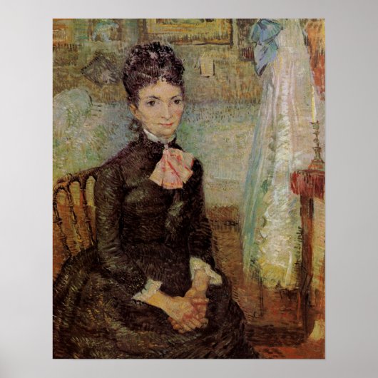 Van Gogh, Frau im Wiege, Vintage Kunst Poster (Vorne)