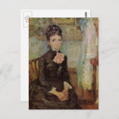 Van Gogh, Frau im Wiege, Vintage Kunst Postkarte (Vorne/Hinten)