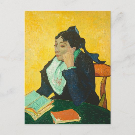 Van Gogh - Frau Joseph-Michel Ginoux, Postkarte (Vorderseite)