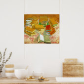 Van Gogh French Novels Still Life (F358) Poster (Küche)