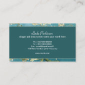 Van Gogh Frühjahr blüht kundenspezifische Visitenk Visitenkarte (Rückseite)