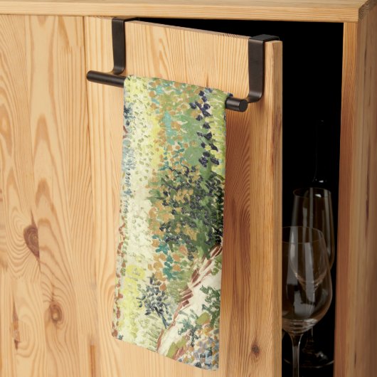 Van Gogh Garden in Arles 1888 Geschirrtuch (Drittel gefaltet)