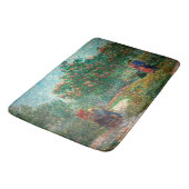 Van Gogh Garden in Montmartre Badematte (Schrägansicht)