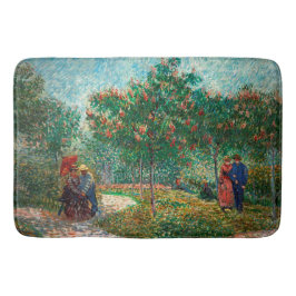 Van Gogh Garden in Montmartre Badematte