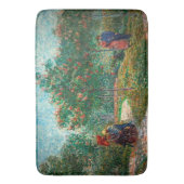 Van Gogh Garden in Montmartre Badematte (Vorderseite Vertikal)