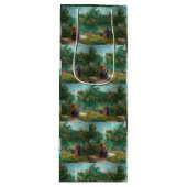 Van Gogh Garden in Montmartre Geschenktüte Für Weinflaschen (Vorderseite)