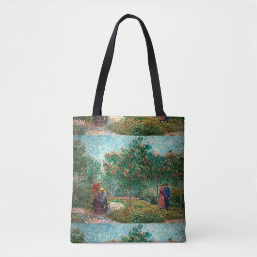Van Gogh Garden in Montmartre Tasche (Vorderseite)