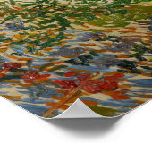 Van Gogh - Garten bei Arles Poster (Ecke)