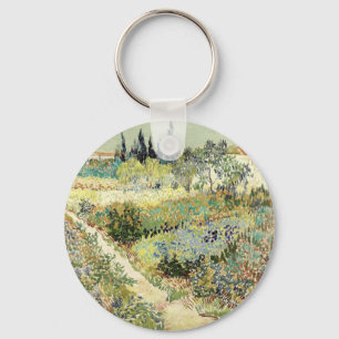 Van Gogh Garten in Arles 1888 Schlüsselanhänger
