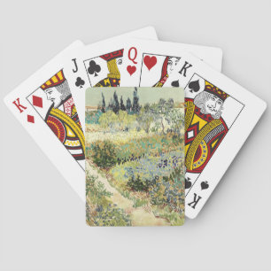 Van Gogh Garten in Arles 1888 Spielkarten