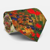 Van Gogh - Garten in Arles (auch Blühgarten genann Krawatte (Gerollt)