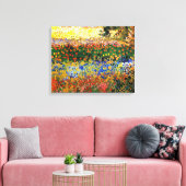 Van Gogh - Garten in Arles (auch Blühgarten genann Leinwanddruck (Insitu (Wohnzimmer))