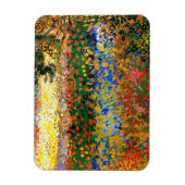 Van Gogh - Garten in Arles (auch Blühgarten genann Magnet (Vertikal)