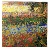 Van Gogh - Garten in Arles Fliese (Vorderseite)