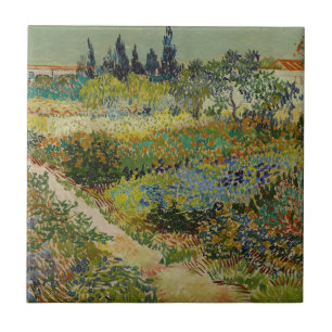 Van Gogh Garten in Arles Florale Impressionistin Fliese