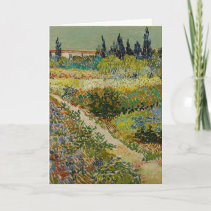 Van Gogh Garten in Arles Florale Impressionistin Karte