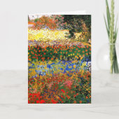 Van Gogh - Garten in Arles Karte (Vorderseite)