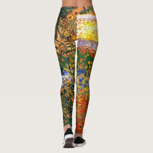 Van Gogh - Garten in Arles Leggings (Rückseite)