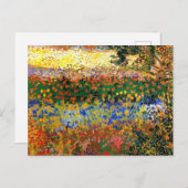Van Gogh - Garten in Arles Postkarte (Vorne/Hinten)