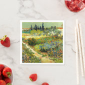 Van Gogh - Garten in Arles Serviette (Beispiel)