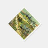 Van Gogh - Garten in Arles Serviette (Ecke)