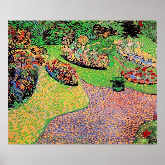 Van Gogh - Garten in Auvers, Poster (Vorne)