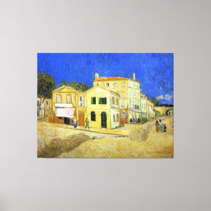 Van Gogh gelbes Haus (Vincents Haus bei Arles) Leinwanddruck