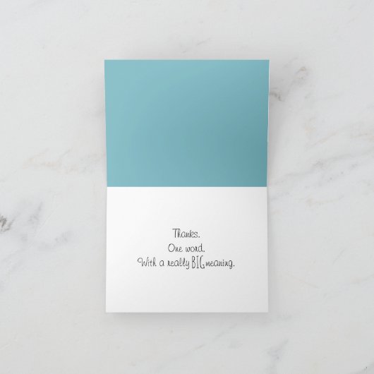 Van Gogh Gemälde Almond Blossom Danke (Innenseite)