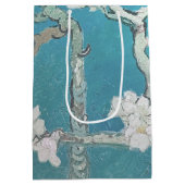 Van Gogh Gemälde Almond Blossom Mittlere Geschenktüte (Rückseite)