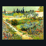 Van Gogh Gemälde, Arden at Arles, berühmtes Kunstw Poster<br><div class="desc">Garten in Arles,  berühmtes Gemälde von Vincent van Gogh</div>