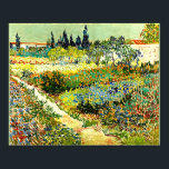 Van Gogh Gemälde, Arden at Arles, berühmtes Kunstw Poster<br><div class="desc">Garten in Arles,  berühmtes Gemälde von Vincent van Gogh</div>