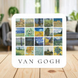 Van Gogh Gemälde Collage Getränkeuntersetzer<br><div class="desc">Collage of Vintag Fine Art Gemälde von Vincent Van Gogh</div>