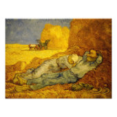 Van Gogh Gemälde der "Noon Erholung from Work" Fotodruck (Vorne)