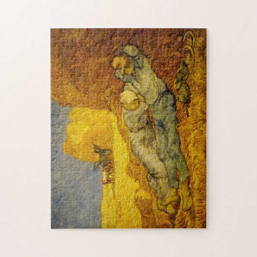 Van Gogh Gemälde der "Noon Erholung from Work" Puzzle (Vertikal)
