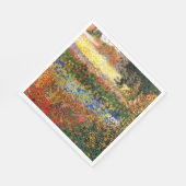 Van Gogh - Gemälde des Blumengartens, Serviette (Ecke)