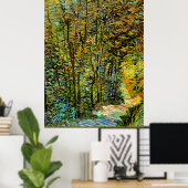 Van Gogh Gemälde, Ein Pfad im Wald Poster (Heimbüro)