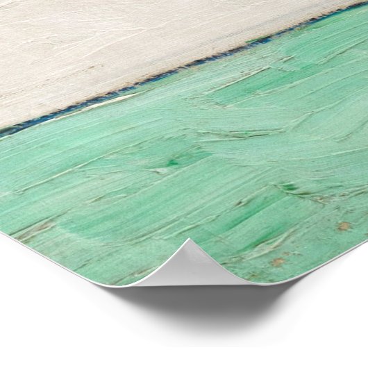 Van Gogh Gemälde Ire in (1890) Poster (Ecke)