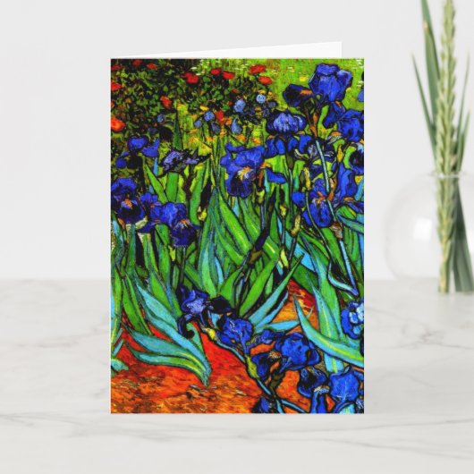 Van Gogh-Gemälde, Irises, Karte (Vorderseite)