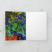 Van Gogh-Gemälde, Irises, Karte (Innenseite)