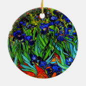Van Gogh-Gemälde, Irises, Keramik Ornament (Hinten)