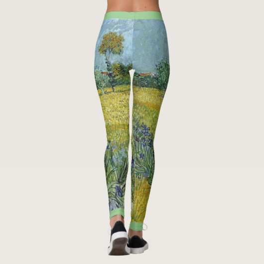 Van Gogh Gemälde Leggings (Rückseite)