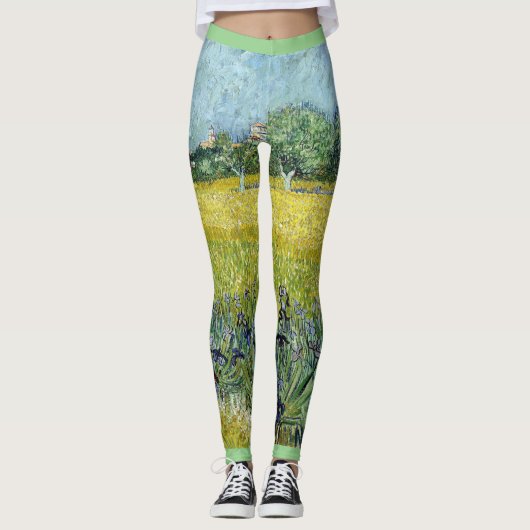 Van Gogh Gemälde Leggings (Vorderseite)
