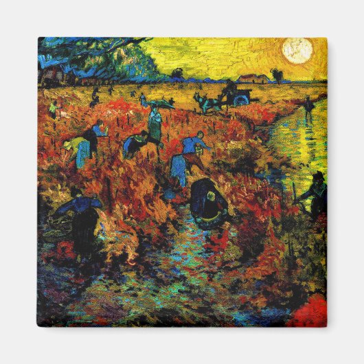 Van Gogh Gemälde Magnet (Vorne)