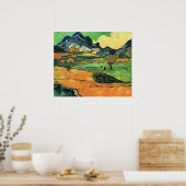 Van Gogh Gemälde, Mount Gaussier, Poster (Küche)