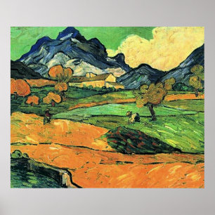 Van Gogh Gemälde, Mount Gaussier, Poster