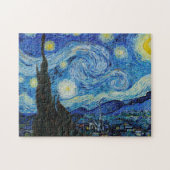 Van Gogh Gemälde of The Starry Night (1889) Puzzle (Horizontal)